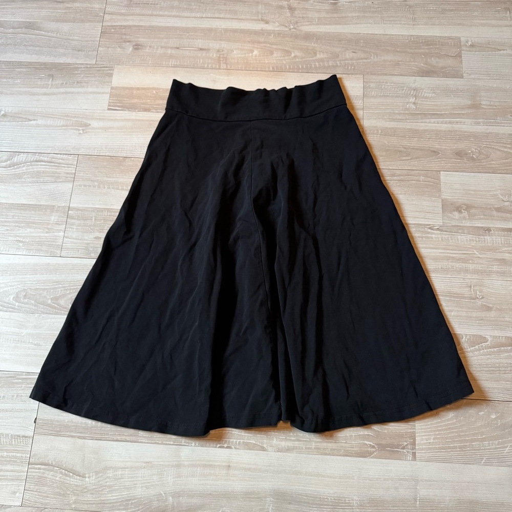 Jersey Knee Length Circle Skirt